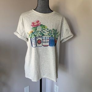 Succulents and beer t shirt